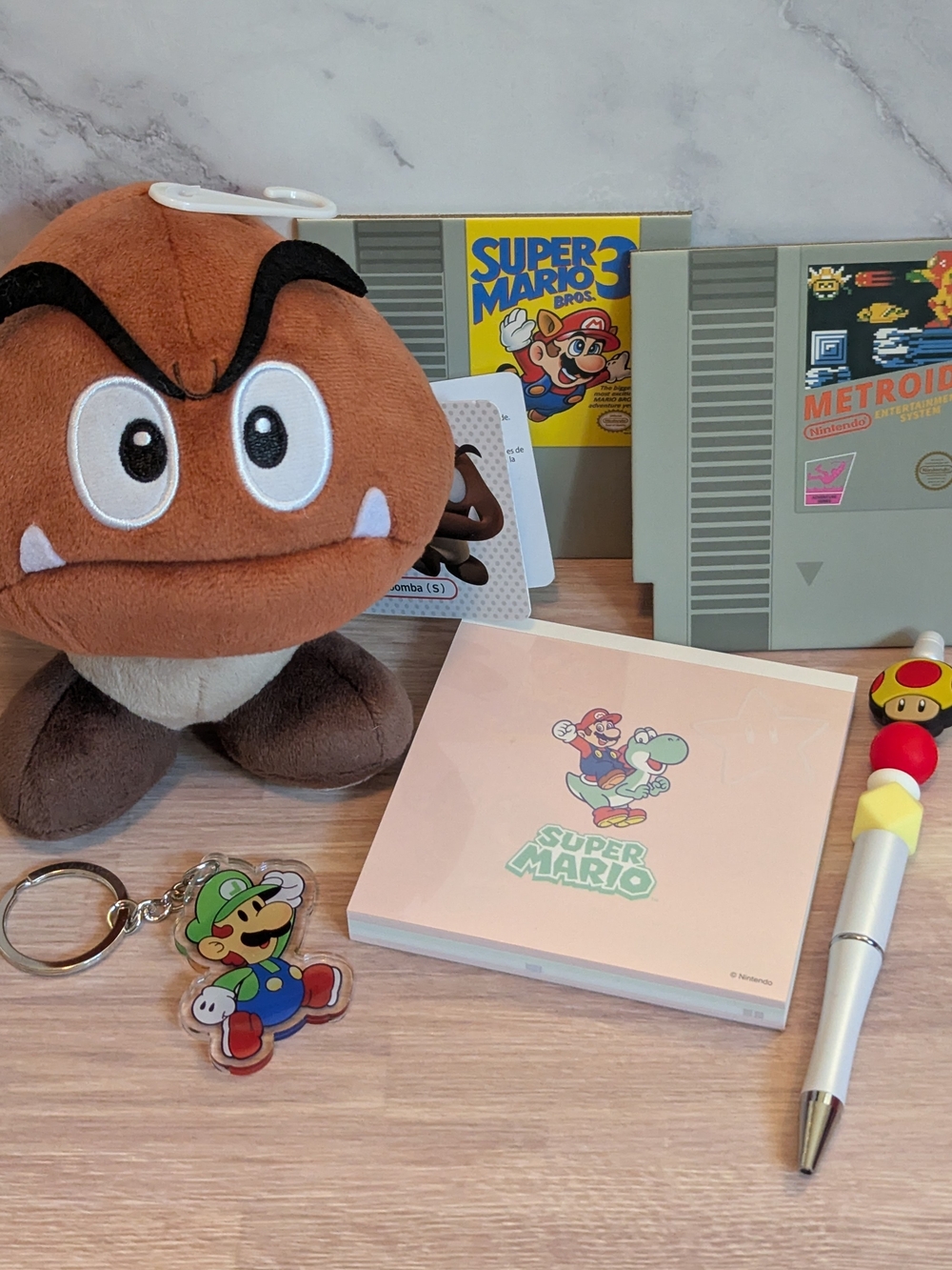 Nintendo Super Mario Plush Goomba, Super Mario Notepad & More